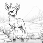 Calm Summer Deerling Coloring Pages 2
