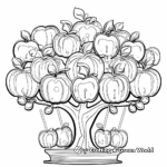 Candy Apple Orchard Coloring Sheets 1