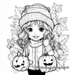 Captivating Fall Fashion Coloring Pages 1