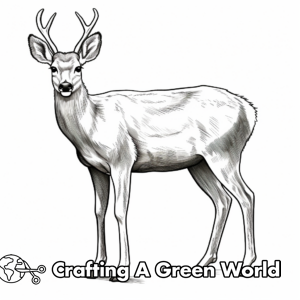 Mule Deer Coloring Pages - Free & Printable!