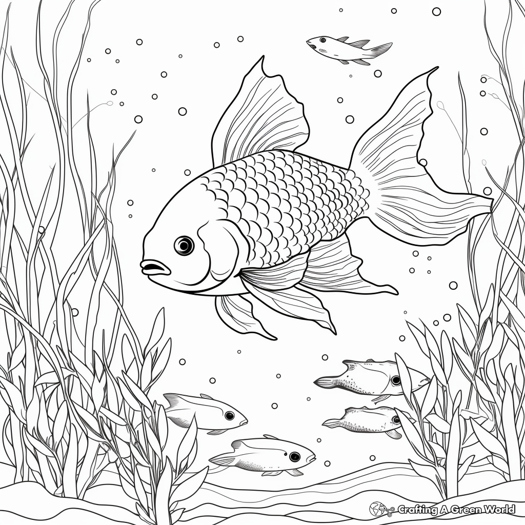 Captivating Ocean Life Coloring Pages 1