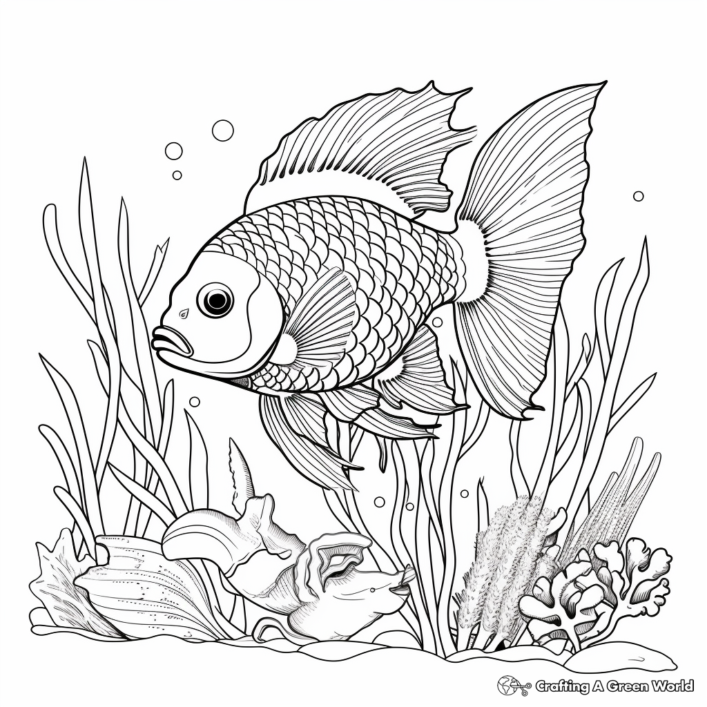 Captivating Ocean Life Coloring Pages 2