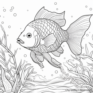 Captivating Ocean Life Coloring Pages 3