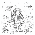 Capture the Cosmos: Printable Space-Themed Coloring Pages 3