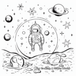Capture the Cosmos: Printable Space-Themed Coloring Pages 4