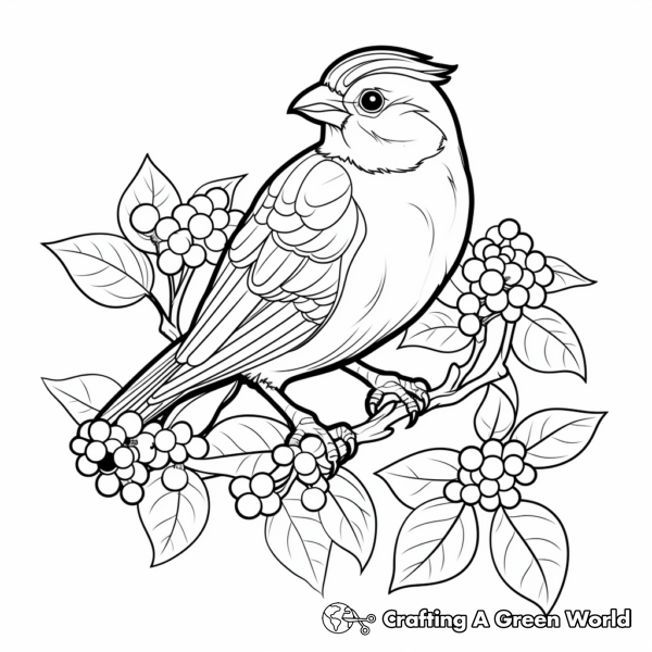Cardinal Coloring Pages - Free &amp; Printable!
