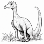 Cartoon Corythosaurus Coloring Pages 1