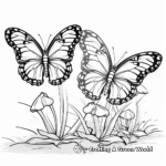 Cartoon-Styled Monarch butterflies for Young Kids 1