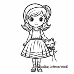 Casual Sundress Coloring Pages 2