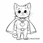 Cat Dressed as Mouse Coloring Pages 2