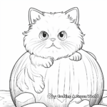 Cat World: Persian Cat Coloring Pages 2