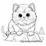 Cat World: Persian Cat Coloring Pages 4