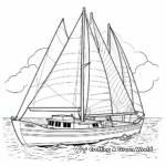 Catamaran Sailboat Coloring Pages for Adventure Lovers 4