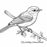 Catch and Release: Mockingbird Hunting Coloring Page 1