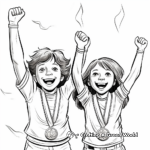 Celebrate with Olympic Medals Coloring Pages 4