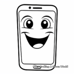 Cell Phone Emoji Coloring Pages for Teens 3