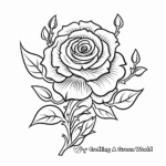 Celtic Rose Tattoo Coloring Pages for Enthusiasts 3