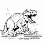 Ceratosaurus Eating Prey Coloring Pages 3