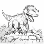 Ceratosaurus Fossil Coloring Pages 1