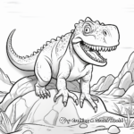 Ceratosaurus Fossil Coloring Pages 4