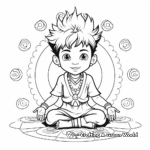 Chakra Symbols Coloring Pages for Kids 2