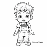 Character-Inspired Overalls Coloring Pages 2