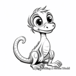 Charming Baby Compysognathus Coloring Pages 3