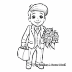 Charming Best Man Coloring Pages 2