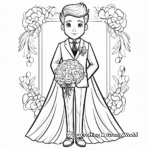 Charming Best Man Coloring Pages 4