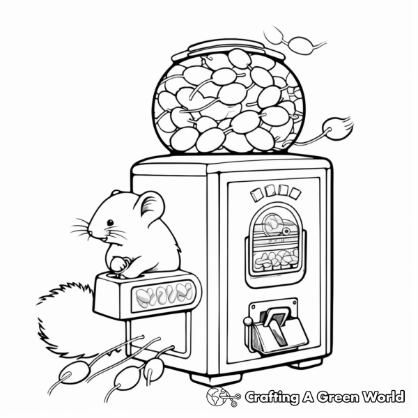 Bubble Gum Coloring Pages - Free &amp; Printable!