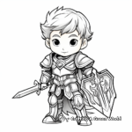 Charming Christian Warrior Coloring Pages 2