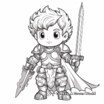 Charming Christian Warrior Coloring Pages 3