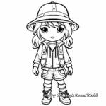 Charming Kindergarten Coloring Pages of Clothes 2