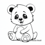 Charming Panda Coloring Pages for Animal Lovers 1