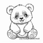 Charming Panda Coloring Pages for Animal Lovers 3