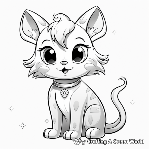 Cat Kid Coloring Pages - Free & Printable!