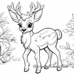 Charming Reindeer Coloring Pages for Christmas 1