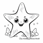 Charming Starfish Coloring Pages For Toddlers 4