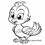 Charming Tweety Bird Coloring Pages 4