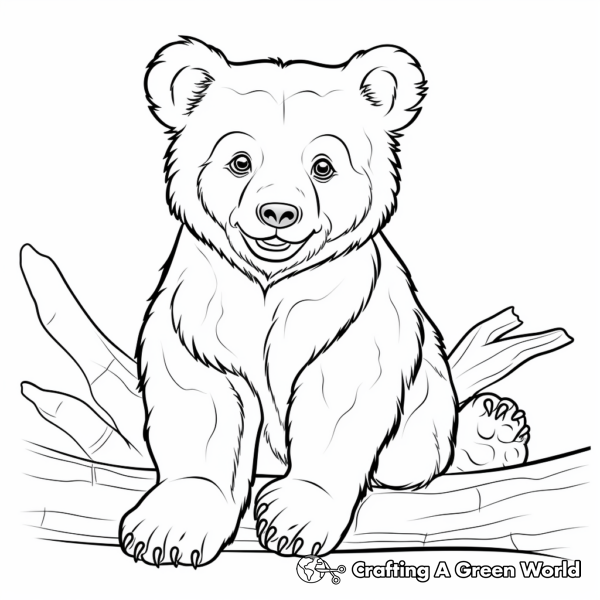 Printable Pictures Of Black Bear And Cub