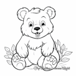 Cheerful Cartoon Wombat Coloring Pages 4