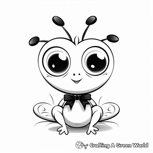 Cute Cartoon Animals With Big Eyes Coloring Pages - Free & Printable!