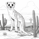 Cheerful Meerkat Coloring Pages 3