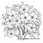 Cherry Blossoms in Full Bloom Coloring Pages 3