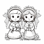 Cherubim and Seraphim: Angelic Presence in All Saints Day Coloring Pages 3