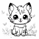 Chibi Cat in Seasons Coloring Pages 3