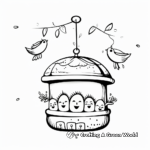 Child-Friendly Hanging Bird Feeder Coloring Pages 3