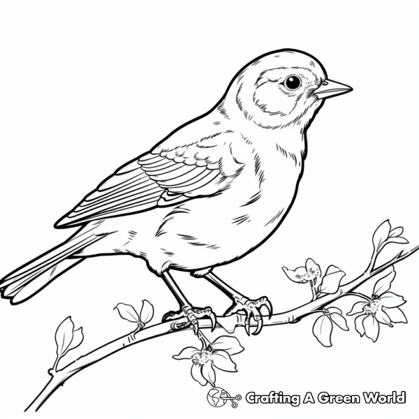 Oriole Coloring Pages - Free &amp; Printable!