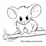 Children’s Favorite Australian Pygmy Possum Coloring Pages 1