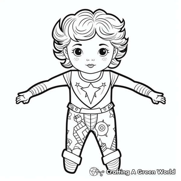 Leotard Coloring Pages - Free &amp; Printable!